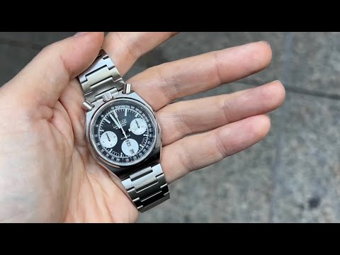Vintage Citizen Bullhead 8110 A Challenge Timer chronograph watch review