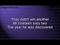 The Tragically Hip - Fifty-Mission Cap (Karaoke)