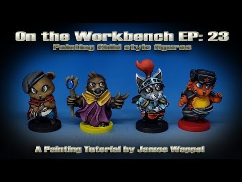 How to Paint Chibis style miniatures!