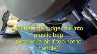 Almond coconut fudge filled macaroons/ EASY chocolate fudge/ rainbow fudge