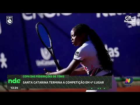SC encerra Copa das Federações com ouro e dois bronzes no tênis