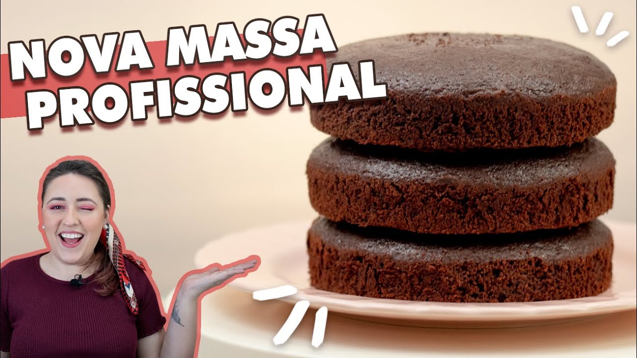 NOVA Massa Profissional de CHOCOLATE - Mais Resistente! | Tábata Romero