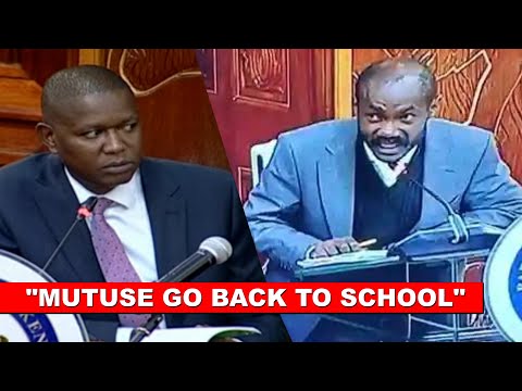 DRAMA!! Watch how Gachagua's lawyer Ongoya humiliated Mwengi Mutuse for lying against Gachagua!🔥🔥