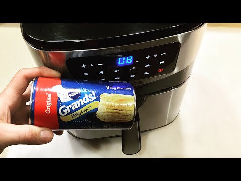 Pillsbury Biscuits In 8 Minutes! / Yes You Can!  On an Air Fryer!