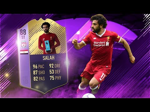 FIFA 18 POTM Salah Review - 88 Player of the Month Mohamed Salah Player Review