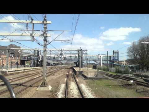 Driver's Eye View TGV Thalys Detour Rotterdam Centraal - Amsterdam Centraal