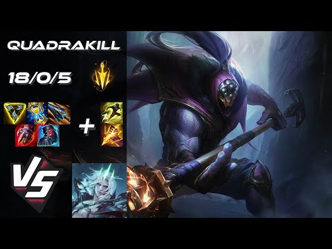 JUNGLE Jax vs Viego [QUADRAKILL] - NA Challenger Patch 25.19