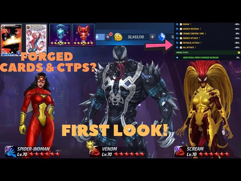 SYMBIOTE UPDATE FIRST LOOK! Characters Acquisition / Uni Options & AWAKENED CARDS & CTPS? - MFF APK