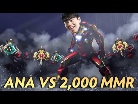 Ana vs 2,000 MMR — Ana FINALLY got Battle Pass 2020