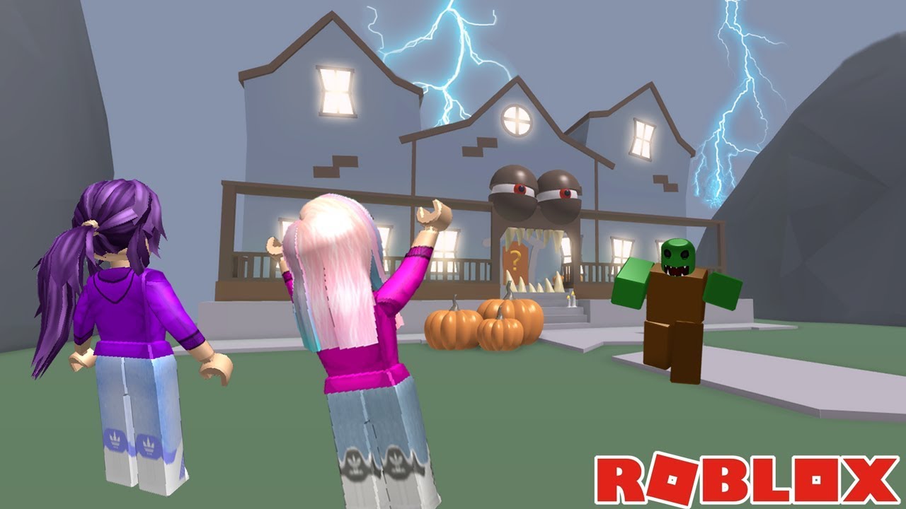 CAN WE ESCAPE THE HAUNTED MANSION?! 👻 / Roblox: Trick or Treat Obby