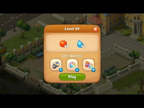 Gardenscapes Level 89 HD 1080p
