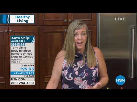 Tony Little Body By Bison 16count 4 oz. Bison Burgers