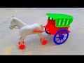 DIY How To Make Horse Cart From Plastic How To Create Horse Cart Best Method Of Horse Cart Maki