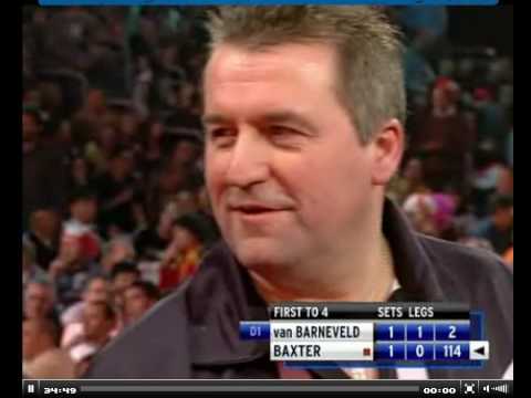 Raymond van Barneveld vs Ronnie Baxter - Part 4 - 2009 PDC World Championships (3rd Round)