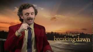 Michael Sheen Talks 'Breaking Dawn' Twist Ending & Aro's Laugh - Breaking Dawn Part 2 Junket video