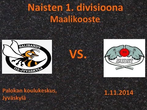Naisten 1.divisioona: O2-Jkl - Sudet, 1.11.2014