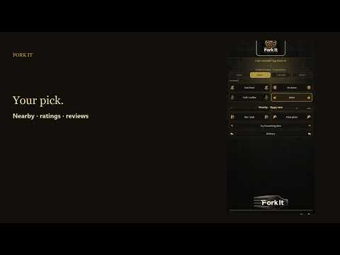 Fork It: Restaurant Picker video thumbnail