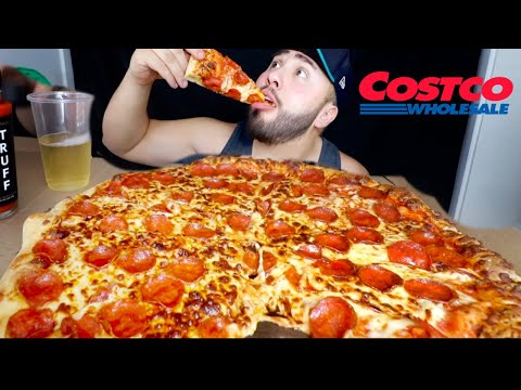 The Best Costco Pizza Mukbang Ever!