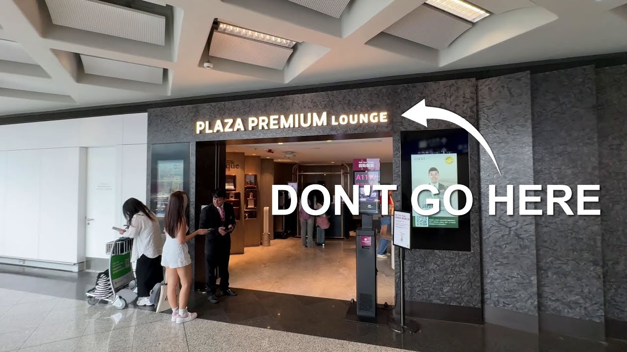 hong kong airport lounge video