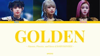 Download lagu Ahyeon, Pharita, & Rora of BABYMONSTER - GOLDEN (Cover) | [Easy Lyrics] mp3
