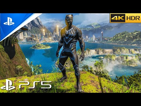 (PS5) WAR FOR WAKANDA | Black Panther Gameplay Walkthrough FULL GAME - [4K 60FPS] Ray Tracing