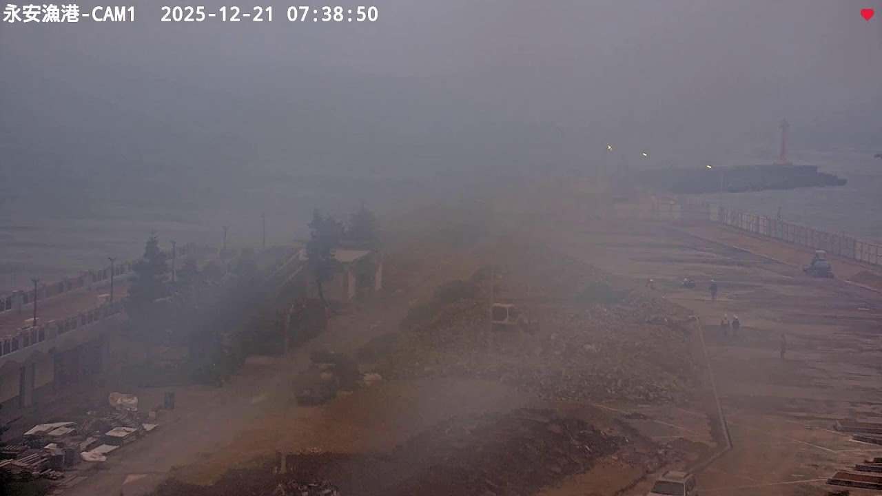 中央氣象署桃園永安漁港1