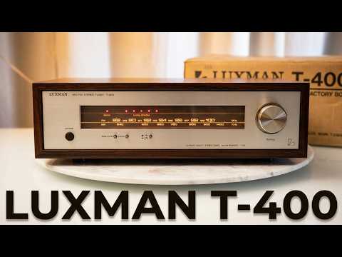 🎶✨ Luxman T-400 AM/FM Stereo Tuner — Original Factory Box, U.S. 120V, Wood Cabinet, Cleaned & Tested image 13