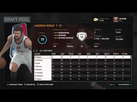 NBA 2K16: MyLeague - Episode 1 - The Fantasy Draft