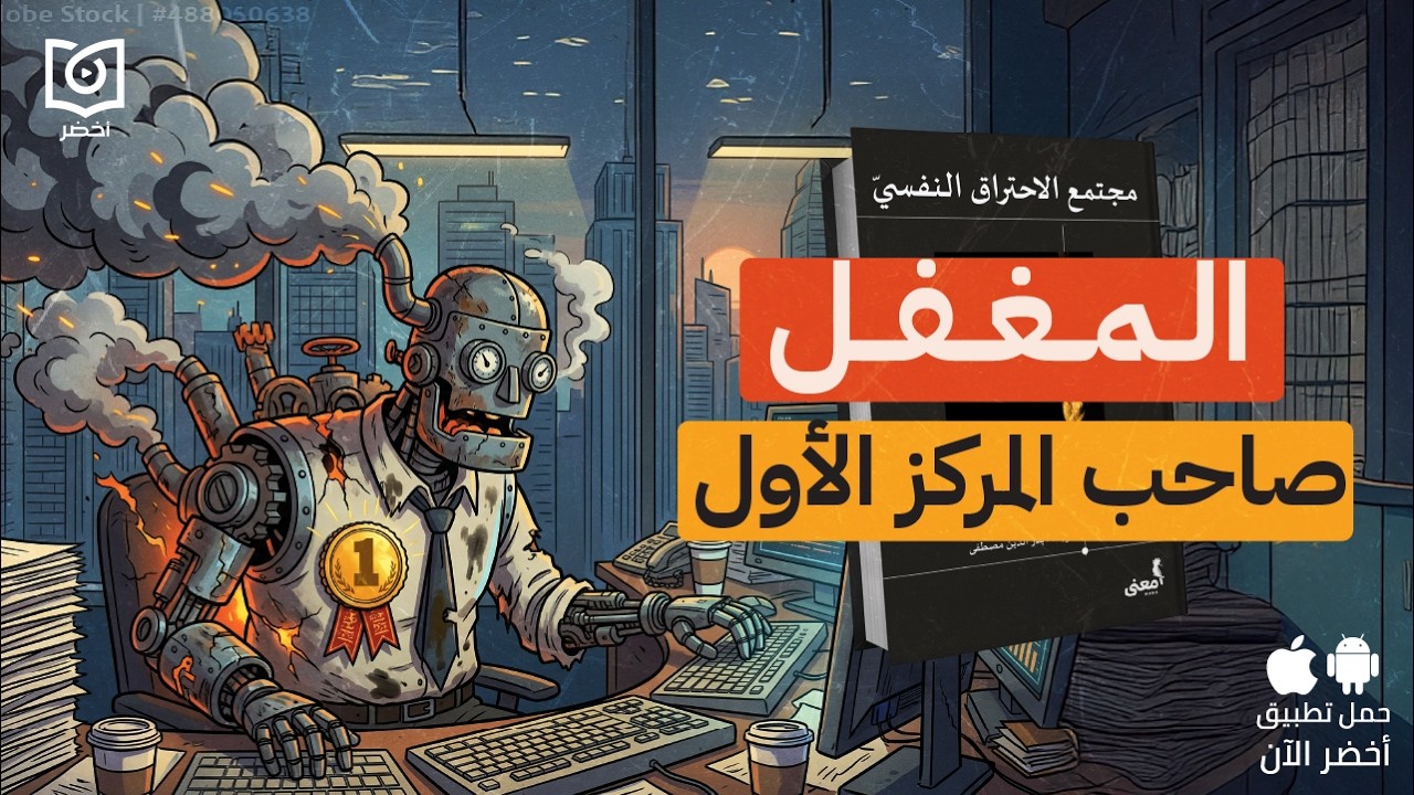 وهم الإنجاز🚨 - كتاب: مجتمع الاحتراق النفسي🔥 #أخضر