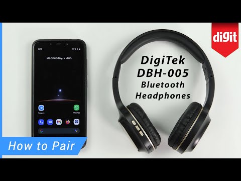 Digitek DBH 005 Headphones - How to Pair