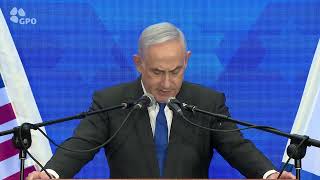 PM Netanyahu's Remarks at the Conference of Presidents of the Major American Jewish Organizations (עדכוני משרד ראש הממשלה) - התמונה מוצגת ישירות מתוך אתר האינטרנט יוטיוב. זכויות היוצרים בתמונה שייכות ליוצרה. קישור קרדיט למקור התוכן נמצא בתוך דף הסרטון
