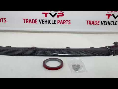 Fits BMW 4 Series G22 G23 2020- Front Lip Splitter Spoiler Carbon Look video