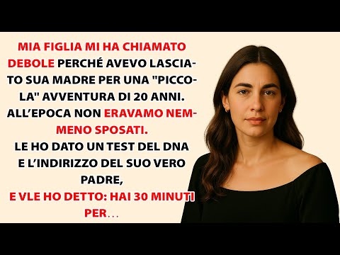 Ha difeso il tradimento di sua madre — le ho fatto il test del DNA e le ho detto: 30 minuti...