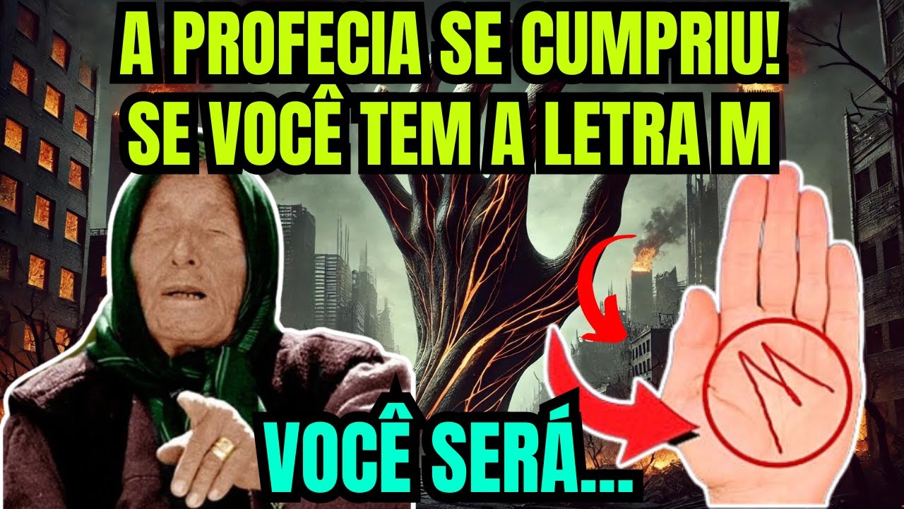 CHOCANTE: O que Baba Vanga Previu Para Quem tem a LETRA 'M' na Palma da Mão já Começou