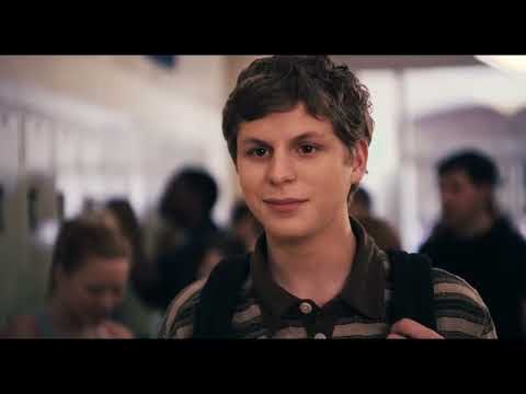 Superbad trailer frame with the friends sprinting through the night toward a party