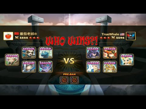 Who Wins? Tomato VS TrueWhale - summoner war