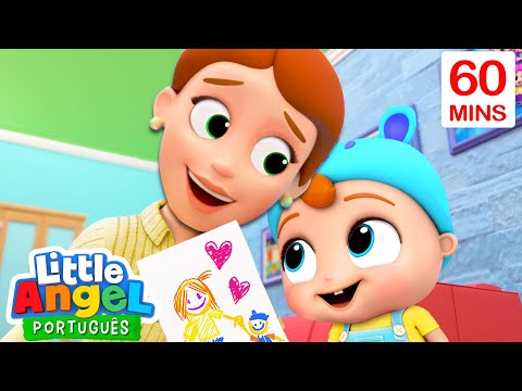 Joãozinho Ama a Mamãe! | 1 HORA DE LITTLE ANGEL BRASIL! | Músicas Infantis em Português