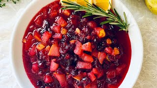 Best-tasting Cranberry Sauce! Chef recipe that's ready in minutes