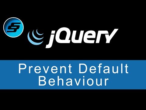Prevent Default Behaviour jQuery Ultimate Programming Bible
