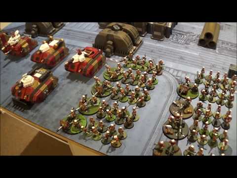 8th Edition Battle Report - Mordian Iron Guard Vs Tau Empire - 2000pts