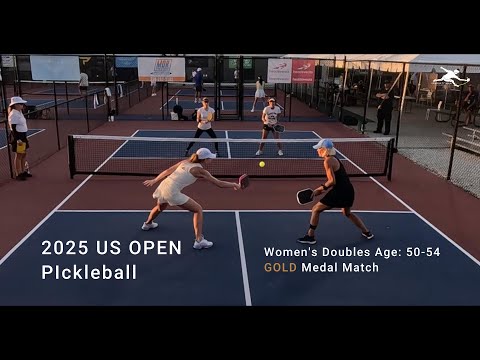 Women's Doubles Age: 50-54 - Gold Medal Match - US OPEN Pickleball Tournament 2025