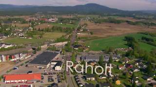 Eidsvoll i Landet frå lufta