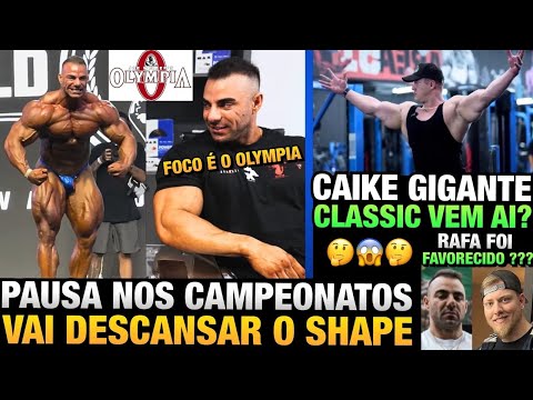 CAIKE CADA VEZ MAIOR - BRANDÃO NÃO COMPETE MAIS EM 2024 ANTES DO MR OLYMPIA + FOCO TOTAL