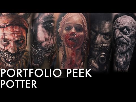Tattoo Portfolio Peek - Potter