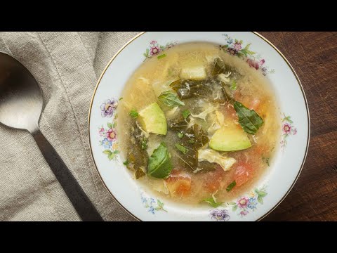 Sopa de Mora (Black Nightshade Soup)