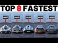 TOP 8 FASTEST KOENIGSEGG Vs BUGATTI DOWNHILL TOP SPEED