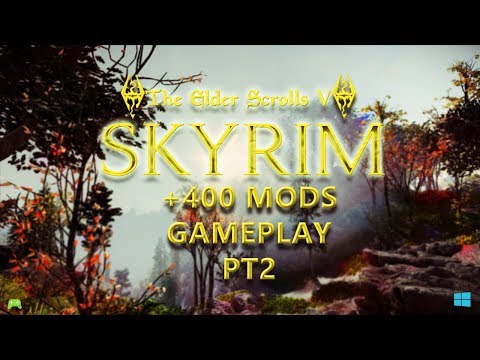 skyrim special edition Ultra photorealistic Modded +400 Mods Gameplay [HD]