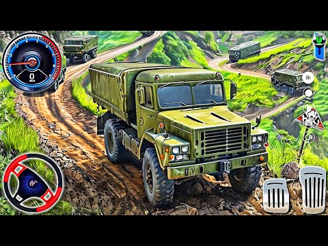 US Army Truck Driving Simulator 3D - 4x4 Offroad Cargo Transport Driver Game | Android Gameplay