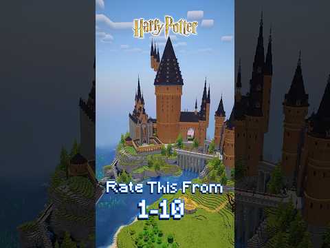 Build Hogwarts 🧙‍♂️ #minecraft #harrypotter #minecraftbuilding