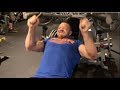 Squat Daily - 150x10 Dumbbell Bench Press! STRONGER DAILY!